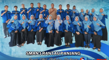 Kepala SMAN 1 Rantau Panjang H. MARDA’I. SPd. MSi Beserta Jajarannya Mengucapkan Selamat Dirgahayu Kemerdekaan RI Ke 80