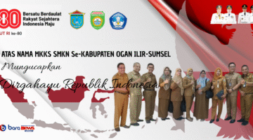 Atas Nama MKKS KABUPATEN OGAN ILIR-SUMSEL Mengucapkan Selamat Dirgahayu KEMERDEKAAN RI Ke 80